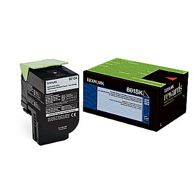 Lexmark (801SK) OEM Black Toner Cartridge