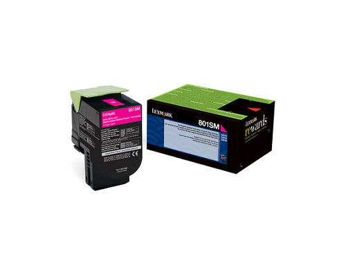 Lexmark (801SM) OEM Magenta Toner Cartridge