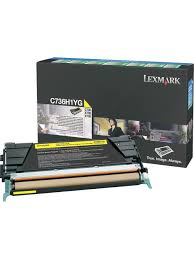 Lexmark C736H1YG OEM High Yield Yellow Toner Cartridge