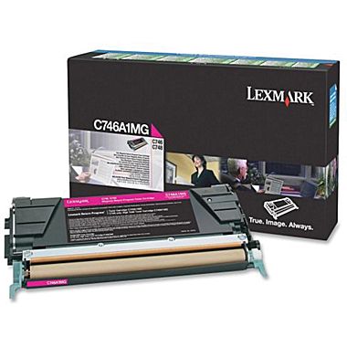 Lexmark C746A1MG OEM Magenta Toner Cartridge